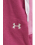 Under Armour bluza barbati culoarea gri cu glugă cu imprimeu - Pled.ro