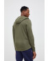 Under Armour bluza barbati culoarea verde cu glugă neted - Pled.ro