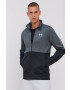 Under Armour hanorac de antrenament Pique 1366202 barbati culoarea gri neted - Pled.ro