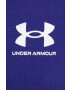 Under Armour bluza barbati culoarea violet cu glugă cu imprimeu - Pled.ro