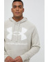 Under Armour bluză barbati culoarea gri cu glugă cu imprimeu 1357093-652 - Pled.ro