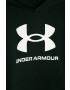 Under Armour Bluză 1357585 culoarea negru cu imprimeu - Pled.ro