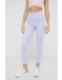 Under Armour leggins de antrenament Meridian 1369004 femei culoarea violet neted - Pled.ro