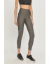 Under Armour Pantaloni 1365335 femei culoarea gri material neted - Pled.ro