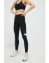 Under Armour leggins de antrenament Armour Mesh Panel culoarea negru neted - Pled.ro