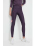 Under Armour leggins de antrenament Armour Mesh Panel culoarea violet neted - Pled.ro