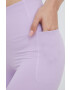 Under Armour leggins de antrenament Meridian 1369004 femei culoarea violet neted - Pled.ro