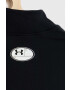 Under Armour longsleeve copii culoarea negru neted - Pled.ro