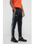 Under Armour pantaloni barbati culoarea negru cu imprimeu 1366213-001 - Pled.ro