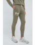 Under Armour pantaloni barbati culoarea verde neted 1361642-001 - Pled.ro