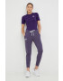 Under Armour pantaloni femei culoarea violet melanj 1356416-035 - Pled.ro