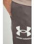 Under Armour pantaloni barbati culoarea maro neted 1361642-001 - Pled.ro