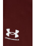 Under Armour pantaloni de trening pique culoarea bordo neted - Pled.ro