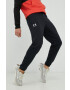 Under Armour pantaloni de trening barbati culoarea negru neted - Pled.ro