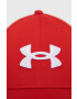 Under Armour sapca culoarea bordo cu imprimeu - Pled.ro