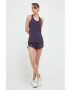 Under Armour top de antrenament culoarea violet - Pled.ro