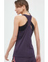 Under Armour top de antrenament culoarea violet - Pled.ro