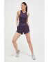 Under Armour top de antrenament Armour Mesh culoarea violet - Pled.ro