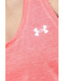 Under Armour top de antrenament Tech Twist culoarea roz - Pled.ro