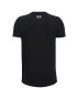 Under Armour tricou copii culoarea negru neted - Pled.ro