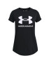 Under Armour tricou copii 1361182 culoarea negru - Pled.ro