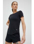 Under Armour tricou de alergare Streaker Deco Diamond culoarea negru - Pled.ro