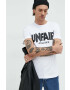 Unfair Athletics tricou din bumbac culoarea alb cu imprimeu - Pled.ro