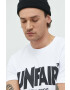 Unfair Athletics tricou din bumbac culoarea alb cu imprimeu - Pled.ro