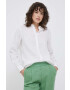 United Colors of Benetton camasa de in culoarea alb cu guler clasic regular - Pled.ro