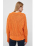 United Colors of Benetton cardigan din amestec de lana femei culoarea portocaliu light - Pled.ro