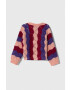 United Colors of Benetton cardigan din amestec de lana culoarea roz light - Pled.ro