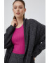 United Colors of Benetton cardigan din amestec de lana femei culoarea gri light - Pled.ro