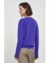 United Colors of Benetton cardigan din lana culoarea violet light - Pled.ro