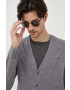 United Colors of Benetton cardigan din lana culoarea gri - Pled.ro