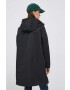 United Colors of Benetton geaca femei culoarea negru de tranzitie oversize - Pled.ro