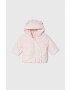 United Colors of Benetton geaca bebe culoarea roz - Pled.ro