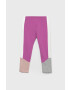 United Colors of Benetton leggins copii culoarea violet modelator - Pled.ro