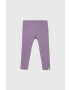 United Colors of Benetton leggins copii culoarea violet neted - Pled.ro