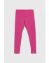 United Colors of Benetton leggins copii culoarea violet neted - Pled.ro