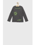 United Colors of Benetton longsleeve din bumbac pentru copii - Pled.ro