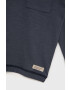 United Colors of Benetton longsleeve din bumbac pentru copii culoarea verde cu imprimeu - Pled.ro