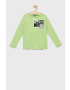 United Colors of Benetton longsleeve din bumbac pentru copii - Pled.ro