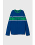 United Colors of Benetton longsleeve din bumbac pentru copii cu imprimeu - Pled.ro