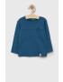 United Colors of Benetton longsleeve din bumbac pentru copii neted - Pled.ro