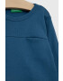 United Colors of Benetton longsleeve din bumbac pentru copii neted - Pled.ro