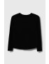 United Colors of Benetton longsleeve din bumbac pentru copii culoarea negru - Pled.ro