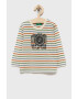 United Colors of Benetton Longsleeve din bumbac pentru copii - Pled.ro