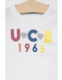 United Colors of Benetton longsleeve din bumbac pentru copii - Pled.ro