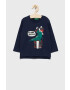 United Colors of Benetton Longsleeve din bumbac pentru copii - Pled.ro