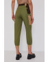 United Colors of Benetton Pantaloni femei culoarea bej lat high waist - Pled.ro